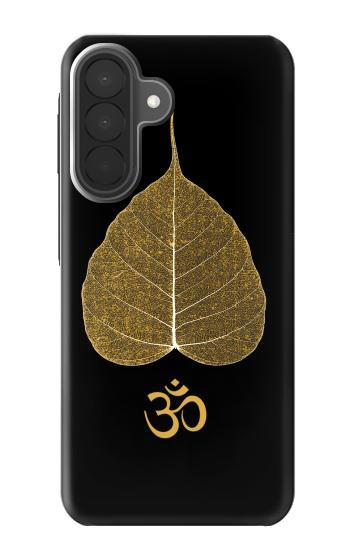 S2331 Gold Leaf Buddhist Om Symbol Case For Samsung Galaxy A27