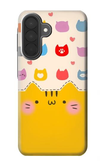 S2442 Cute Cat Cartoon Funny Case For Samsung Galaxy A27