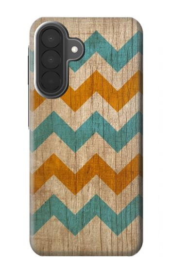 S3033 Vintage Wood Chevron Graphic Printed Case For Samsung Galaxy A27