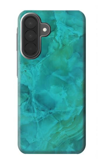 S3147 Aqua Marble Stone Case For Samsung Galaxy A27