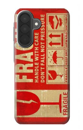 S3552 Vintage Fragile Label Art Case For Samsung Galaxy A27
