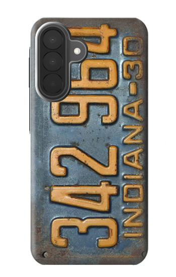 S3750 Vintage Vehicle Registration Plate Case For Samsung Galaxy A27