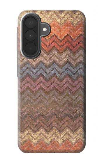 S3752 Zigzag Fabric Pattern Graphic Printed Case For Samsung Galaxy A27