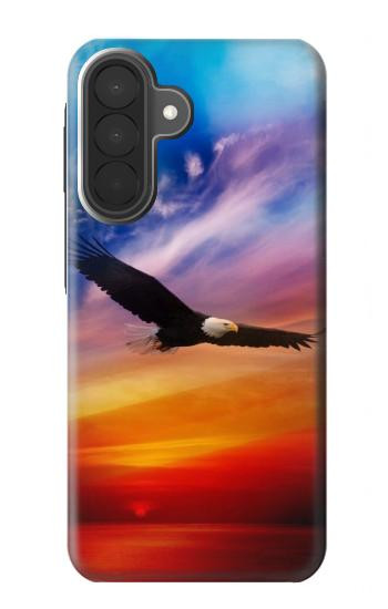 S3841 Bald Eagle Flying Colorful Sky Case For Samsung Galaxy A27