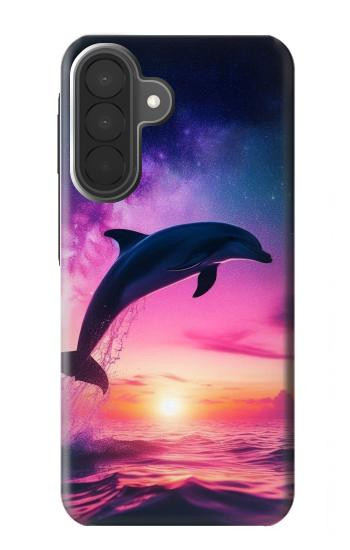 S3980 Dolphin Sunset Milky Way Case For Samsung Galaxy A27