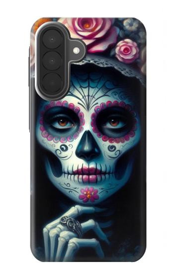S3990 Girl Skull Steam Punk Gothic Case For Samsung Galaxy A27