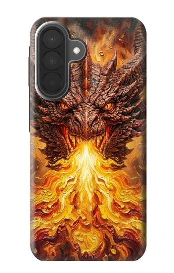 S4090 Epic Fire Dragon Fantasy Illustration Case For Samsung Galaxy A27