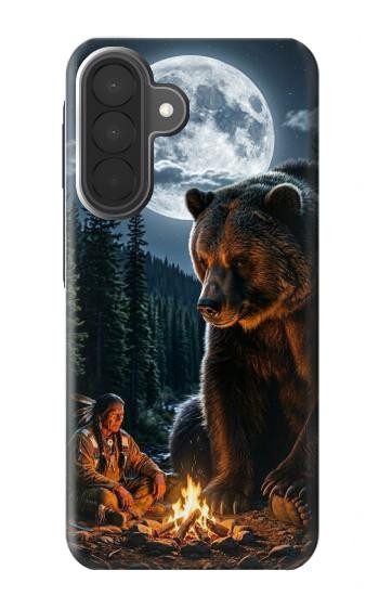 S4095 Majestic Bear Indian Wilderness Art Case For Samsung Galaxy A27