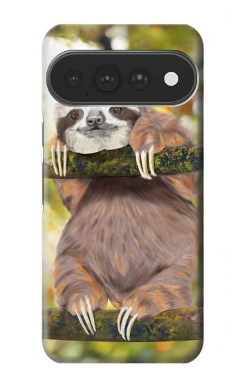 S3138 Cute Baby Sloth Paint Case For Google Pixel 11 Pro XL