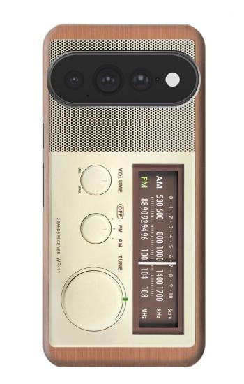 S3165 FM AM Wooden Receiver Graphic Case For Google Pixel 11 Pro XL