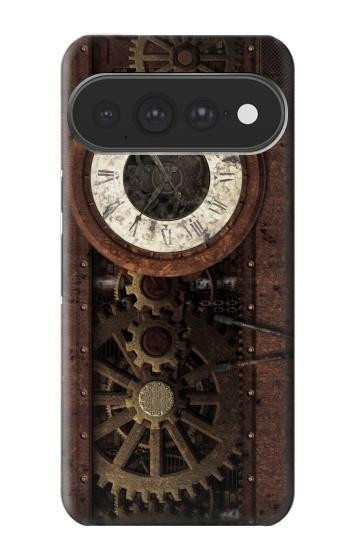 S3221 Steampunk Clock Gears Case For Google Pixel 11 Pro XL