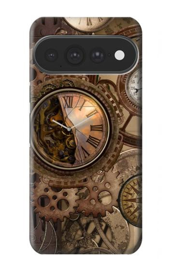 S3927 Compass Clock Gage Steampunk Case For Google Pixel 11 Pro XL