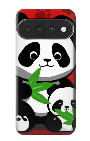 S3929 Cute Panda Eating Bamboo Case For Google Pixel 11 Pro XL