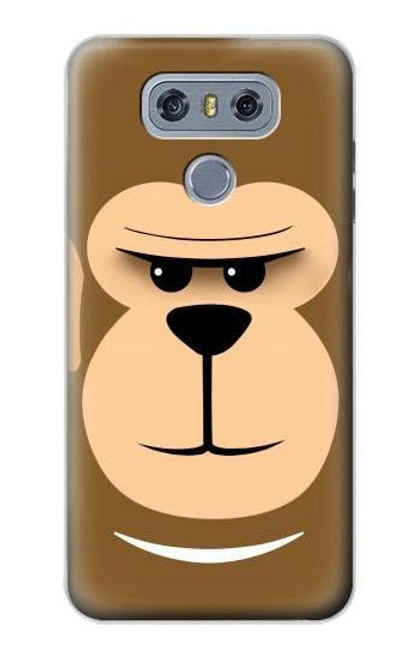 S2721 Cute Grumpy Monkey Cartoon Case For LG G6