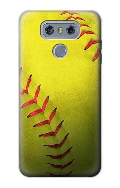 S3031 Yellow Softball Ball Case For LG G6