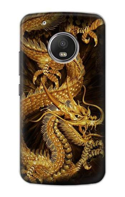 S2804 Chinese Gold Dragon Printed Case For Motorola Moto G5 Plus