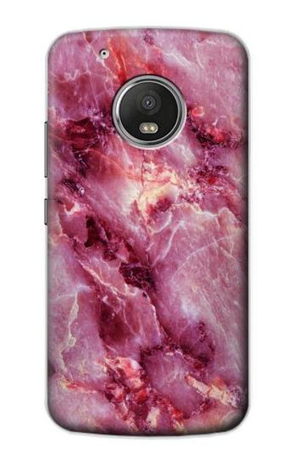 S3052 Pink Marble Graphic Printed Case For Motorola Moto G5 Plus