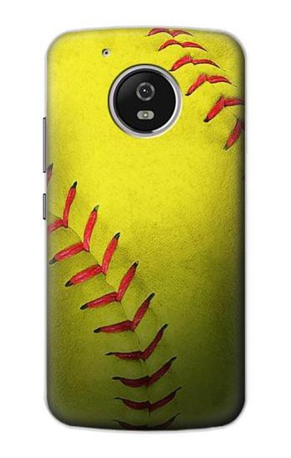 S3031 Yellow Softball Ball Case For Motorola Moto G5