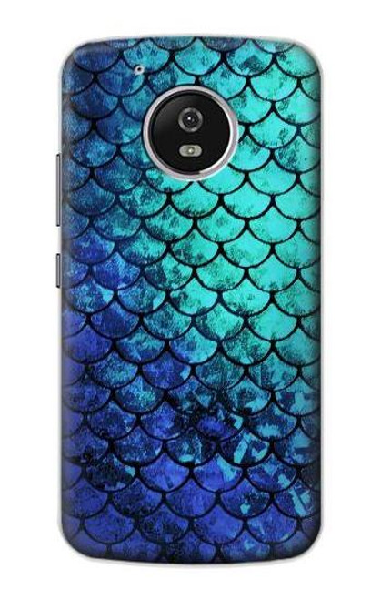 S3047 Green Mermaid Fish Scale Case For Motorola Moto G5