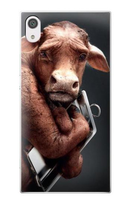 S1271 Crazy Cow Case For Sony Xperia XA1