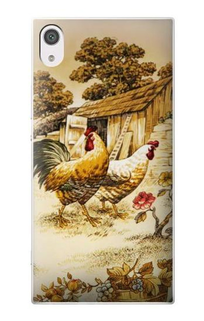 S2181 French Country Chicken Case For Sony Xperia XA1