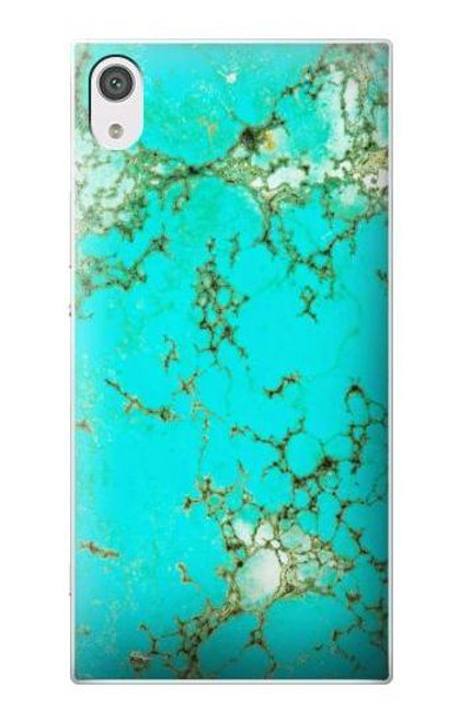 S2377 Turquoise Gemstone Texture Graphic Printed Case For Sony Xperia XA1