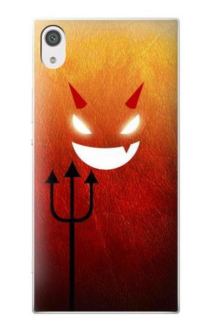 S2454 Red Cute Little Devil Cartoon Case For Sony Xperia XA1