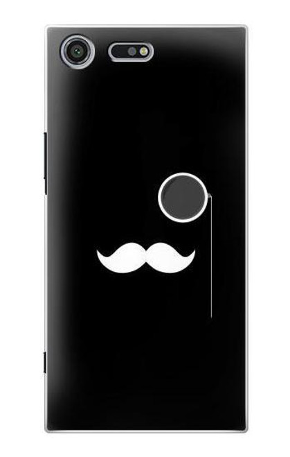 S1946 Sir Mustache Minimalism Case For Sony Xperia XZ Premium