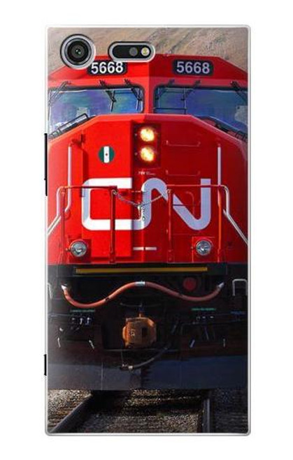 S2774 Train Canadian National Railway Case For Sony Xperia XZ Premium