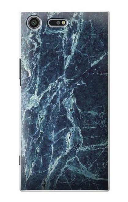 S2799 Light Blue Marble Stone Graphic Printed Case For Sony Xperia XZ Premium