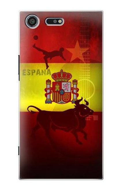 S2984 Spain Football Soccer Euro 2016 Case For Sony Xperia XZ Premium