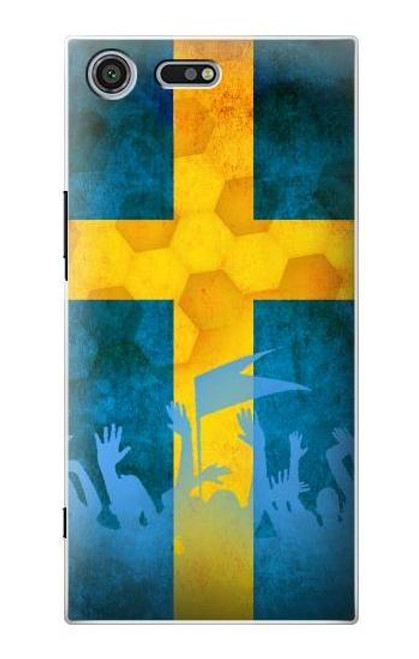 S2990 Sweden Football Soccer Euro 2016 Case For Sony Xperia XZ Premium