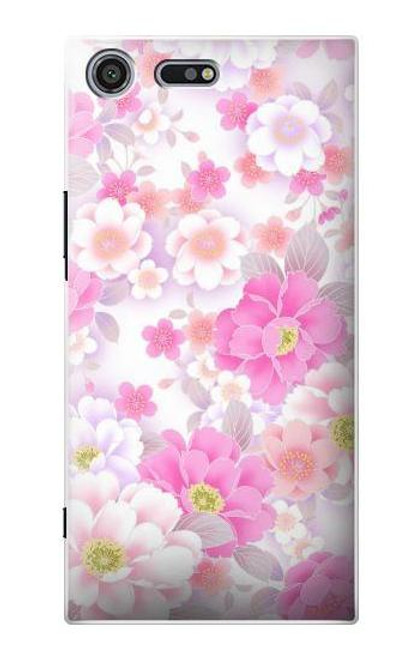 S3036 Pink Sweet Flower Flora Case For Sony Xperia XZ Premium