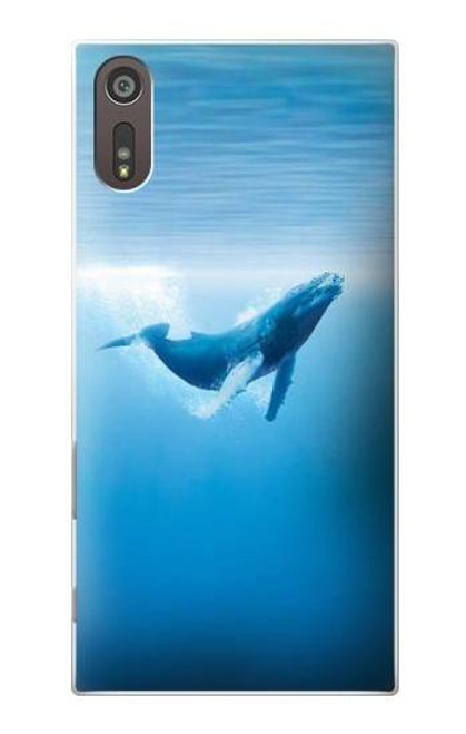 S0843 Blue Whale Case For Sony Xperia XZ