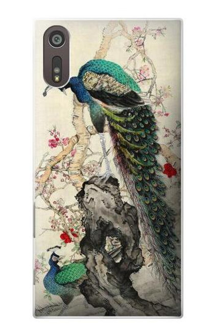 S2086 Peacock Painting Case For Sony Xperia XZ