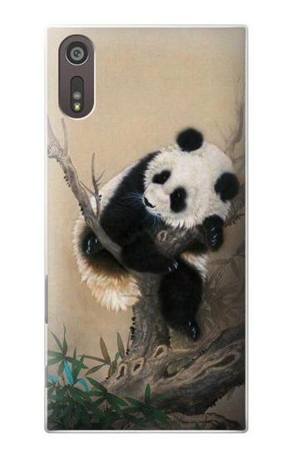 S2210 Panda Fluffy Art Painting Case For Sony Xperia XZ