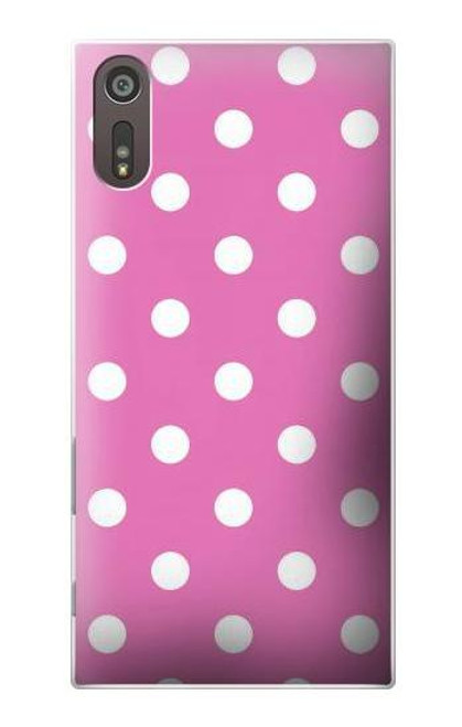 S2358 Pink Polka Dots Case For Sony Xperia XZ