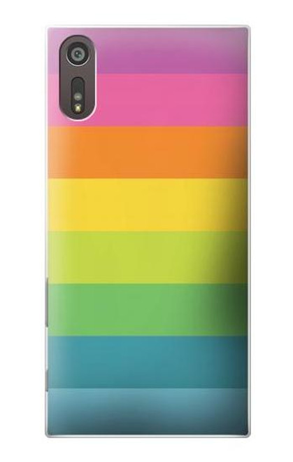 S2363 Rainbow Pattern Case For Sony Xperia XZ