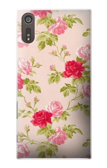 S3037 Pretty Rose Cottage Flora Case For Sony Xperia XZ