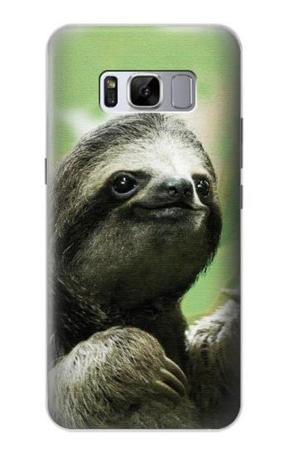 S2708 Smiling Sloth Case For Samsung Galaxy S8 Plus