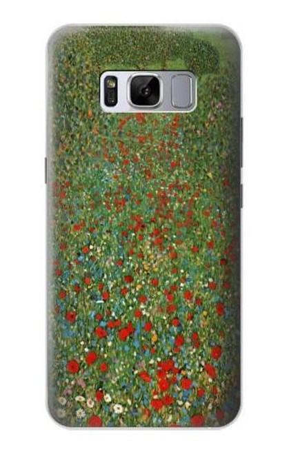 S2872 Gustav Klimt Poppy Field Case For Samsung Galaxy S8 Plus