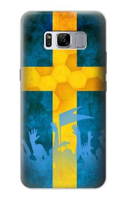 S2990 Sweden Football Soccer Euro 2016 Case For Samsung Galaxy S8 Plus