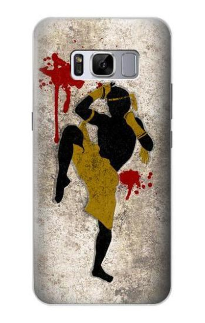 S2635 Muay Thai Kickboxing Fight Blood Case For Samsung Galaxy S8