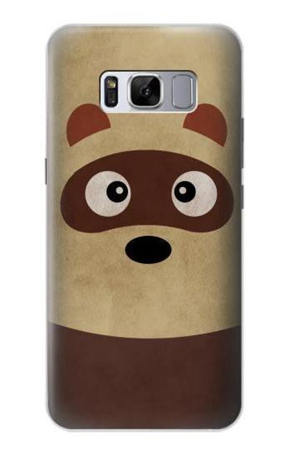 S2825 Cute Cartoon Raccoon Case For Samsung Galaxy S8