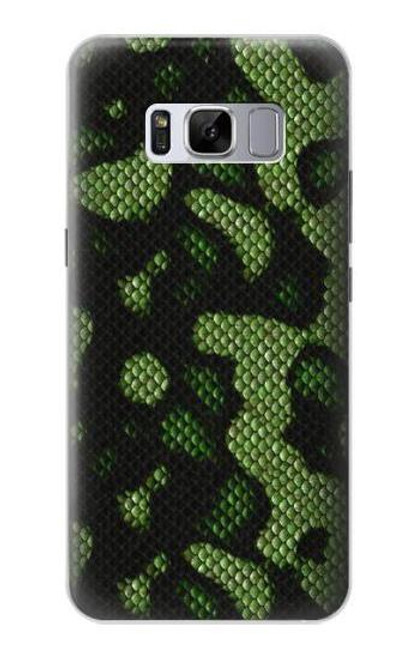 S2877 Green Snake Skin Graphic Printed Case For Samsung Galaxy S8