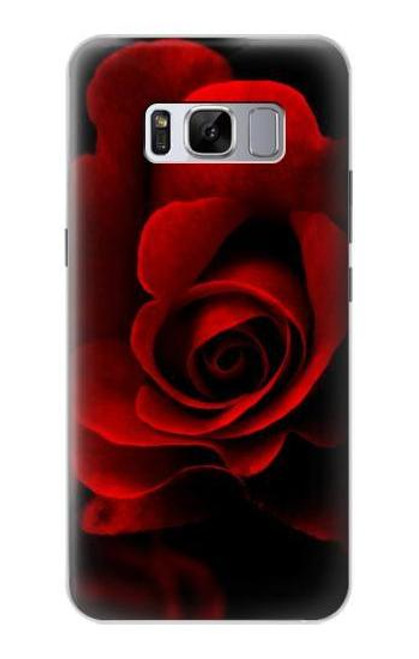 S2898 Red Rose Case For Samsung Galaxy S8