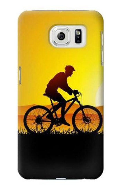 S2385 Bicycle Bike Sunset Case For Samsung Galaxy S7 Edge