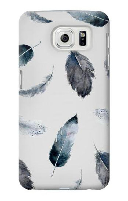 S3085 Feather Paint Pattern Case For Samsung Galaxy S7 Edge