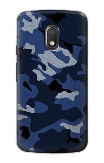 S2959 Navy Blue Camo Camouflage Case For Motorola Moto G4 Play