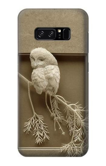 S1386 Paper Sculpture Owl Case For Note 8 Samsung Galaxy Note8